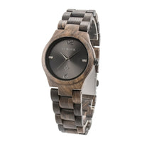 Thumbnail for Bewell 153A Ladies Classic Black Sandalwood Wood Watch