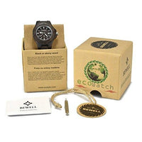 Thumbnail for Woman Ladies Bewell Bamboo Ebony Wood Watch Her
