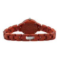 Thumbnail for Bewell 150A Red Sandalwood Wood Watch - Mother of Pearl Dial
