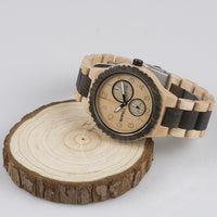Thumbnail for Bewell 154A Classic Maple with Black Sandalwood Watch