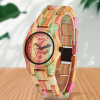 Thumbnail for Bewell W105DL Ladies Pastel Color Wood Watch