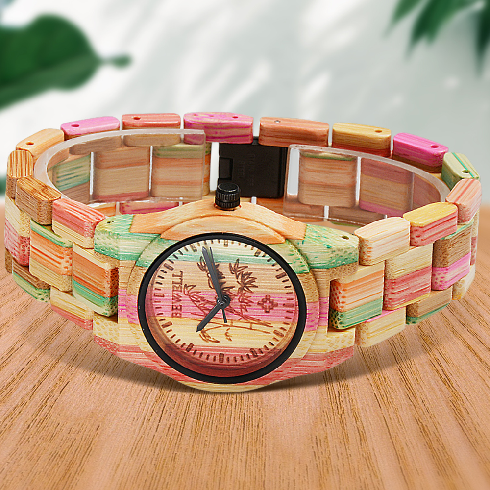 Bewell bamboo watch best sale