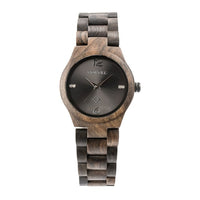 Thumbnail for Bewell 153A Ladies Classic Black Sandalwood Wood Watch