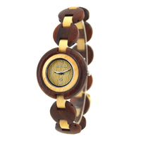 Thumbnail for Bewell W101A Ladies Red Sandalwood & Maple Wood Watch