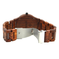 Thumbnail for Bewell Classic Retro Bamboo Red Sandalwood Wood Watch Bamboo watch